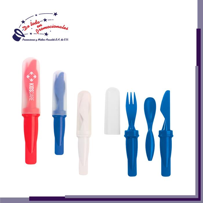 Set de Cubiertos de Plástico Modelo A-T371