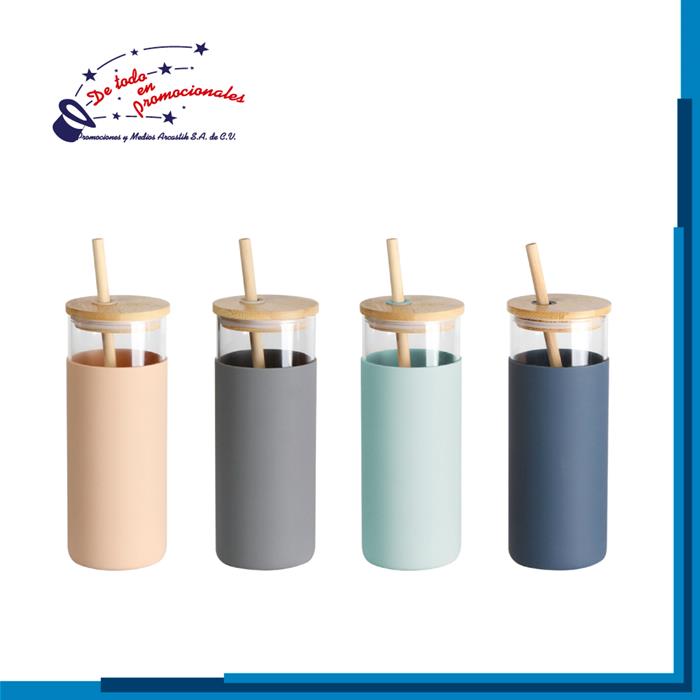 Cilindro de Vidrio de Borosilicato con Manga de Silicón Modelo B-TE118