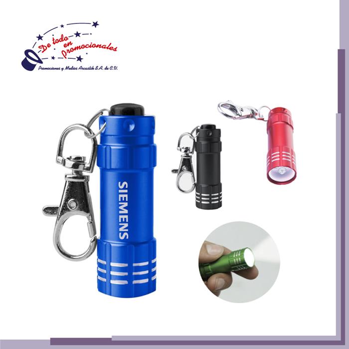 Llavero Metálico con Linterna Modelo D-A2121