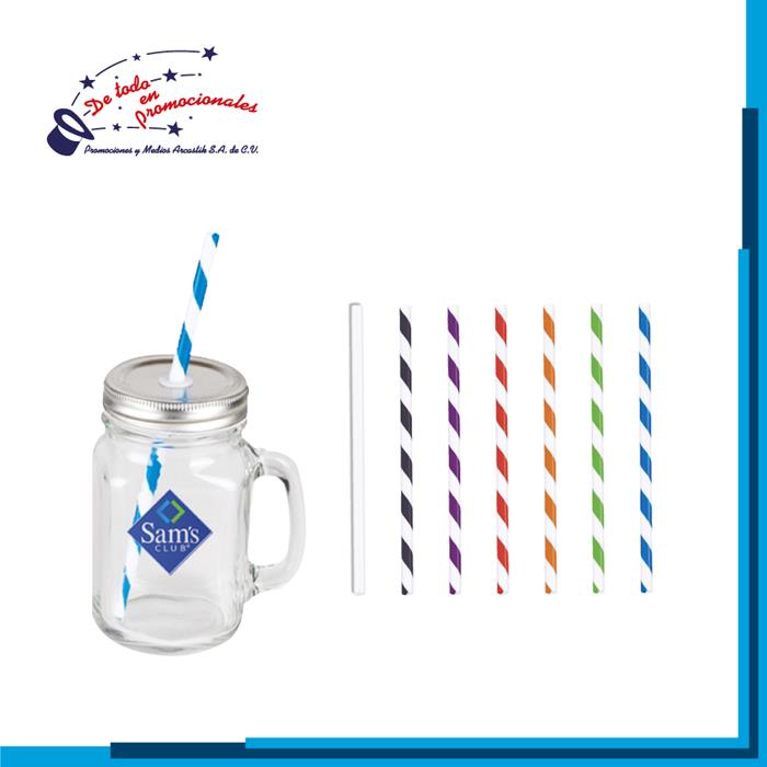 Vaso de Vidrio Trasparente con Asa Modelo D-A2281