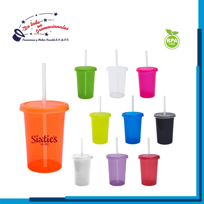 Vaso de Plástico Traslúcido Modelo D-A2341