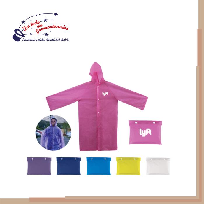 Impermeable de Polirpropileno con Botones Modelo D-IMP4675
