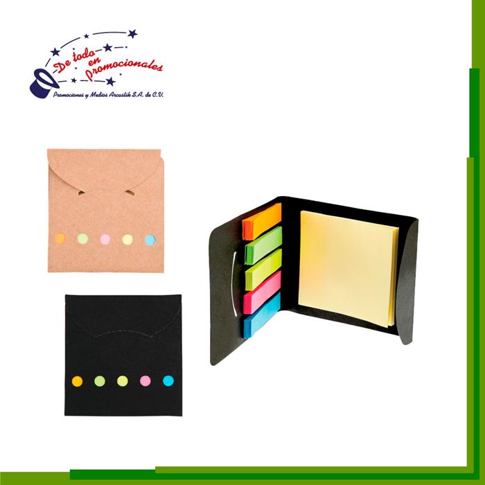 Mini Set Ecológico con Notas Adheribles Modelo D-OF645