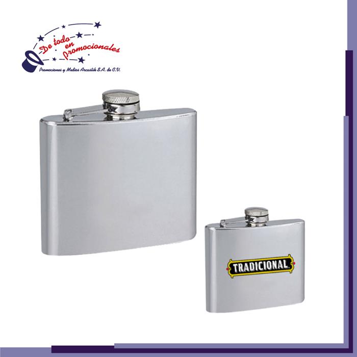 Licorera de Bolsillo de Acero Inoxidable Modelo D-SFA5