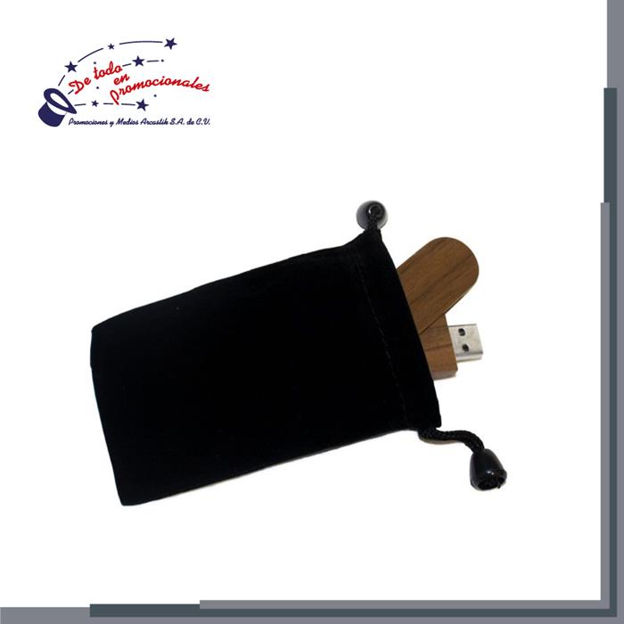 Bolsa Rectangular de Terciopelo para Memoria USB Modelo T-VAR013